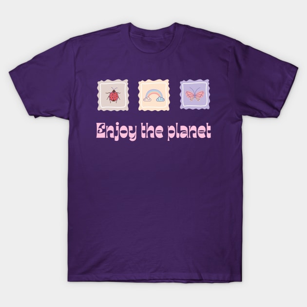 Enjoy the planet T-Shirt by Lyna